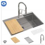 1 pc Kohler Provo 33" Dual Mount Single-bowl