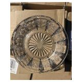 58 sets-  8 pcs each  GLASS APPETIZER PLATES  -