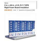 16 pcs Henry 2 in. x 48 in. x 8 ft. R-7.7 EPS