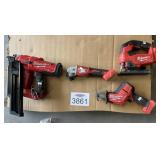 4 Pcs Assorted Milwaukee Tools - Used Working