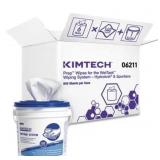 4 boxes KIMTECH PREPï¿½ 06211 CLEANING WIPES FOR