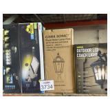 3 pcs Assorted Outdoor Lighting