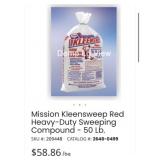 20 bags of Mission Kleensweep Red Heavy-Duty