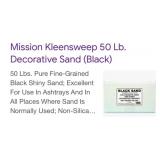 9 boxes - 50 LB BLACK SAND CRUSHED SLAG (-16+30)