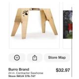 10 pcs Burro Brand 24 in. Contractor Sawhorse