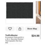 20 Pcs TrafficMaster Enviroback Charcoal 60 in. x