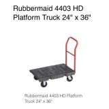 1 pc Rubbermaid 4403 HD Platform Truck 24" x 36"