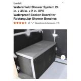 5 pcs Everbilt Watershield Shower System 24 in. x