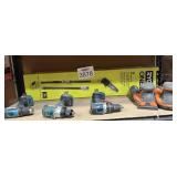 6 pcs Assorted Tools : Makita, Ryobi, and Ridgid