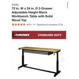 (1) Husky 72 in. W x 24 in. D 2-Drawer A