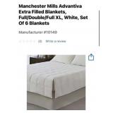 15 pcs Manchester Mills Advantiva Extra Filled