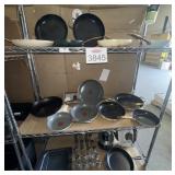 Assorted Pans and Kitchen Items- Visible Wear