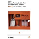 4 pcs Traeger 5-Piece Flat Top Griddle Tool Set