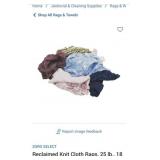 11 boxes of 25 lbs Reclaimed Knit Cloth Rags