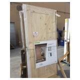 2 pcs Masonite 36 in. x 84 in. 1 Panel K-Bar