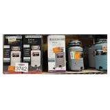 9 pcs Assorted Garbage Disposal 3 pcs missing