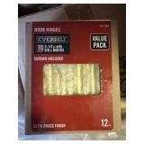 12 pcs Everbilt 3-1/2 in. Satin Brass 5/8 in.