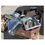 Assorted ducts and more 56 pcs contents on the