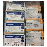 8 Pcs Assorted Exhaust Fans