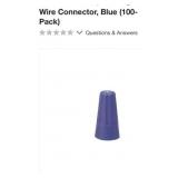 200 boxes of 100 pcs each Wire Connector, Blue