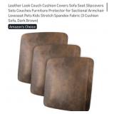 20 Pcs Leather Look Couch Cushion Covers Sofa