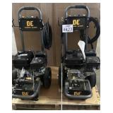 2 Pcs BE 3400 Gas Pressure Washer- Semi- New