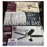 3 pcs Assorted Indoor Ceiling Fans