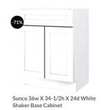 6 pcs new assorted kitchen cabinets 4 bases + 2