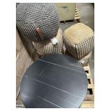 6 pcs (5) Puff Seating (1) Table