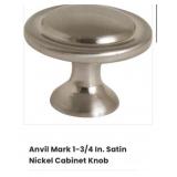 Anvil Mark 1-3/4 In. Satin Nickel Cabinet