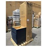 3 kicker cabinets mix colors and sizes