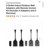 15 packs Commercial Electric 2-Outlet