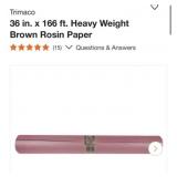 20 pcs Trimaco 36 in. x 166 ft. Heavy Weight