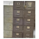 3 Pcs Different Sized File/ Storage Cabinets,