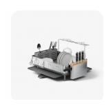 2 Pcs SimpleHuman Steel Frame Dishrack with K