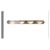 8 Pcs 4-Light Brushed Nickel Bath Light