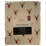 20 pcs Mainstays Flannel Sheet Set Full Size