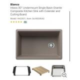 (1) Blanco Inteos 30" Undermount Single Basin G