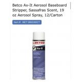 52 pcs Betco Ax-It Aerosol Baseboard Stripper,