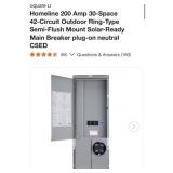 2 pcs Square D Homeline 200 Amp 30-Space