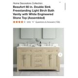 (1) Home Decorators Collection Beaufort 60 in.