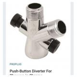 400 Pcs Push-Button Diverter For Showers in Chrome