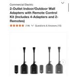 15 packs Commercial Electric 2-Outlet D
