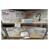6 Pcs Assorted Bath and Kitchen Faucets and More