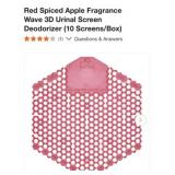 30 pcs Red Spiced Apple Fragrance Wave 3D Air