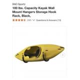 19 packs RAD Sportz 100 lbs. Capacity Kayak Wall