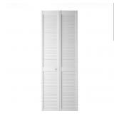 6 pcs Masonite 36-in x 80-in White Louver Smooth