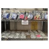 Assorted Items Pictured On Rack