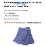 4 boxes Renown 50 Lb. Used Huck Cloth Towel
