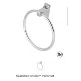 40 pcs Seasonsï¿½ Andesï¿½ Polished Chrome Towel Ring